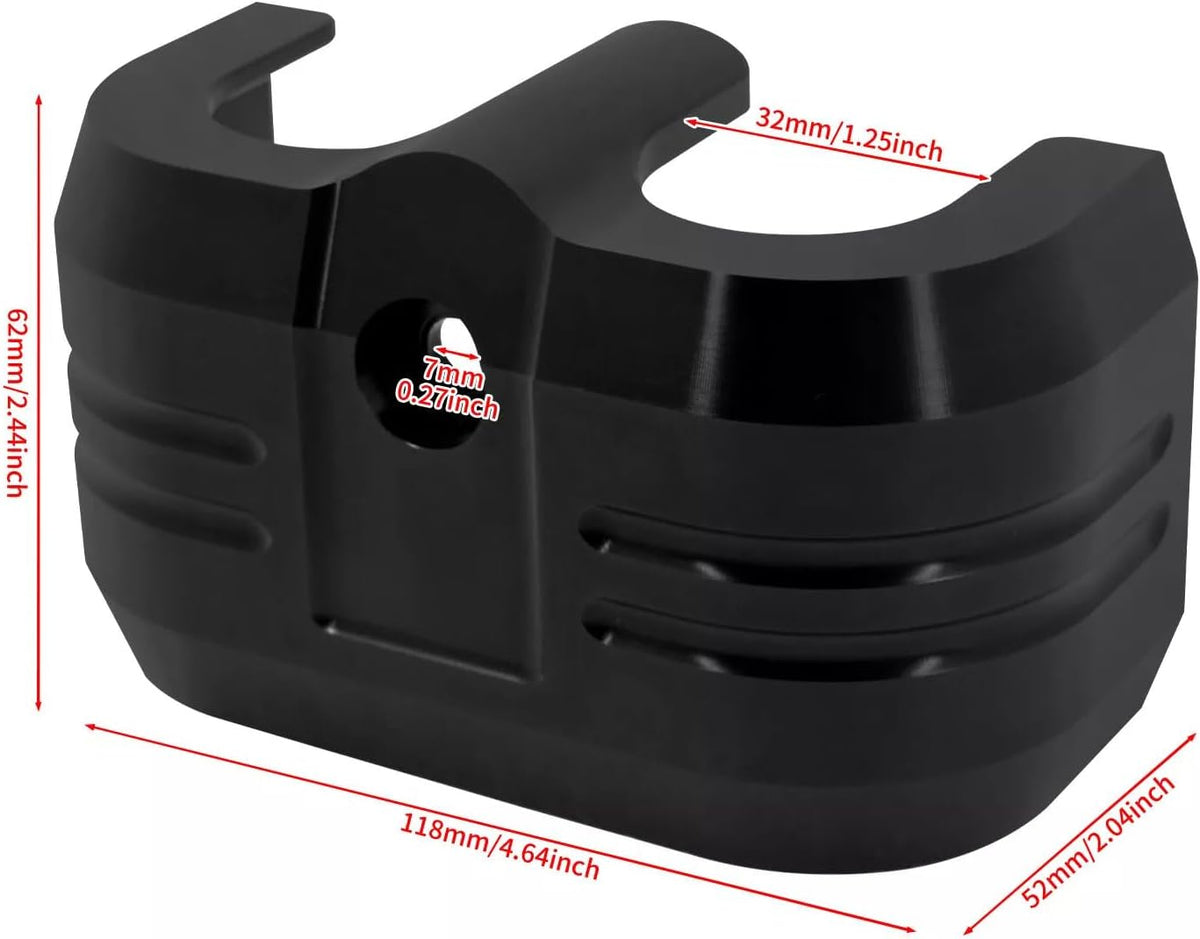 ya 4 8.8.2 Black ABS motorcycle coil cover suitable for Harley Softail Breakout Street Fat Bob 2018+