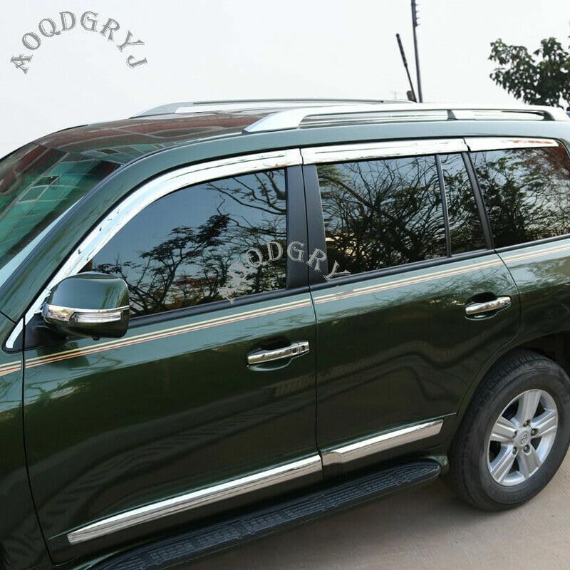 ya 6 8.24 baidi 10X Side Window Wind Deflector Visor Rain Guard for Toyota for Land Cruiser 2008-21
