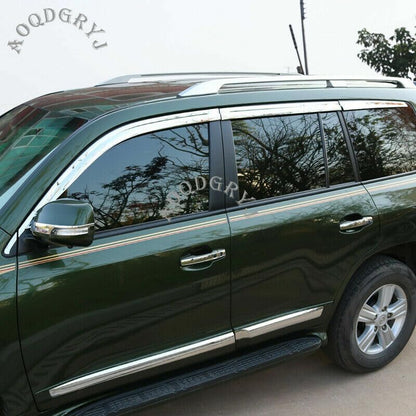 ya 6 8.24 baidi 10X Side Window Wind Deflector Visor Rain Guard for Toyota for Land Cruiser 2008-21
