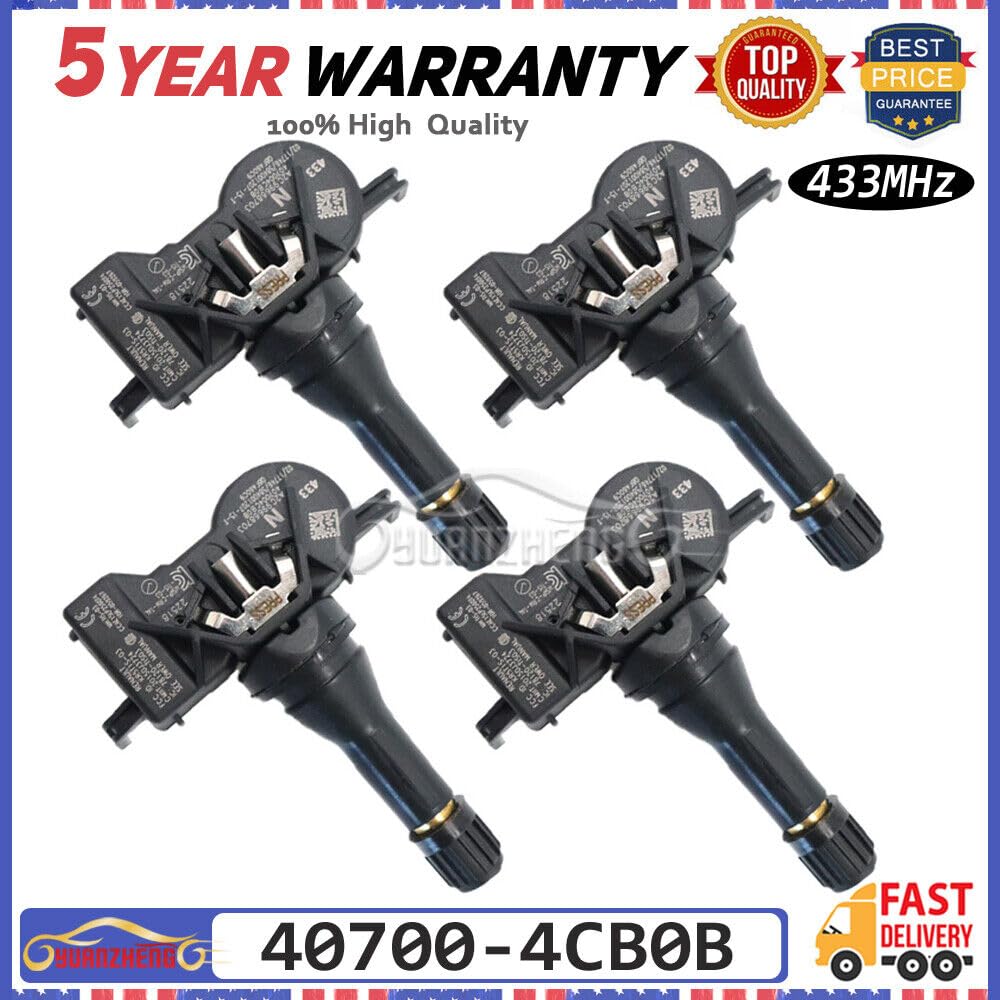 ya 3 8.24 baidi TPMS Tire Pressure Monitoring Sensor 40700-4CB0B 433MHz for Nissan for Altima Micra