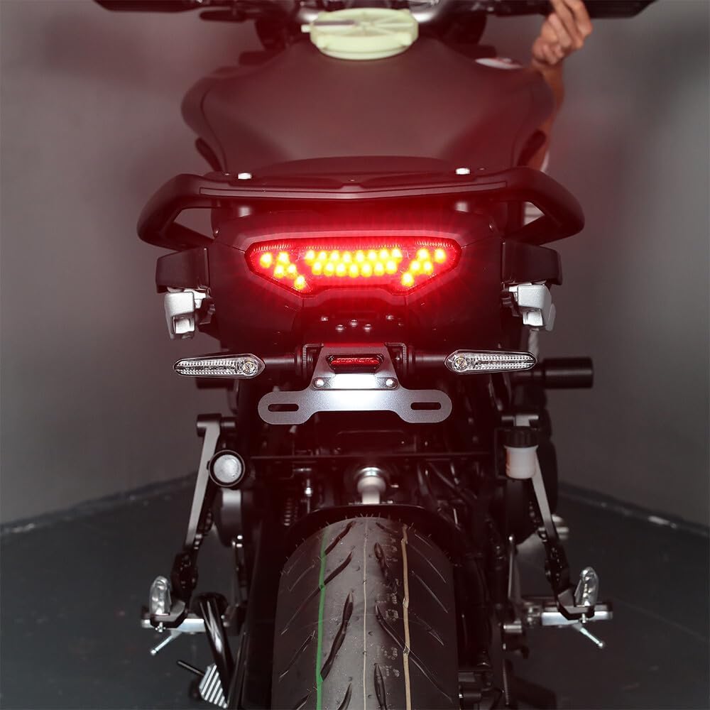ya 4 8.14 LED Tail Brake Light Turn Signal Flash Indicator for Yamaha MT-09/Tracer MT-10