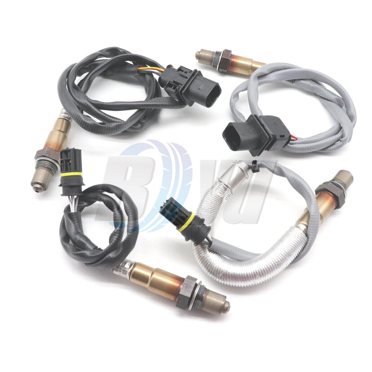 ya 5 8.24 baidi Up+Downstream 4PCS Oxygen Sensor for BMW E82 E90 E91 128i 328i 328i xDrive X3 X5