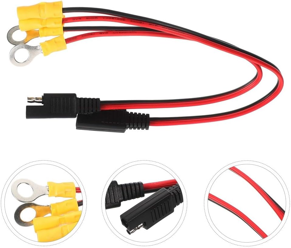 ya 5 8.10 2 Pcs Power Cable Sae Connector Electric Quick Disconnect Terminal