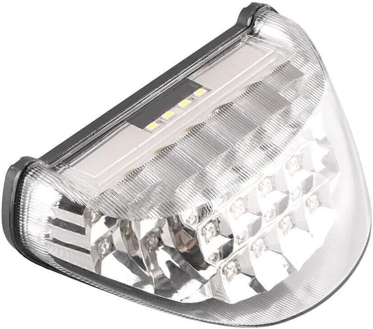 ya 4 8.8.2 for Kawasaki ZX12R 2000-2005 Clear LED Tail Light Brake Turn Signal Lamp