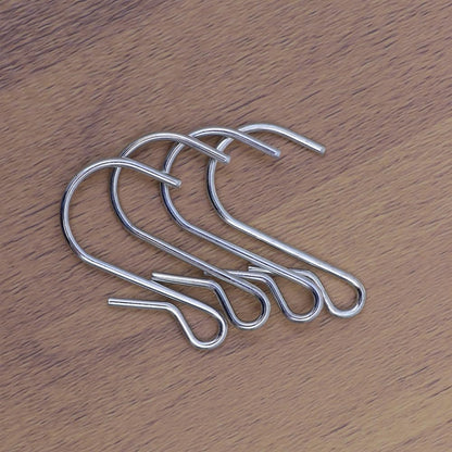 ya 26 10.21 baidi 20 Pcs Metal Hangers Hooks Small for Hanging Kitchen Clothes Rack-2