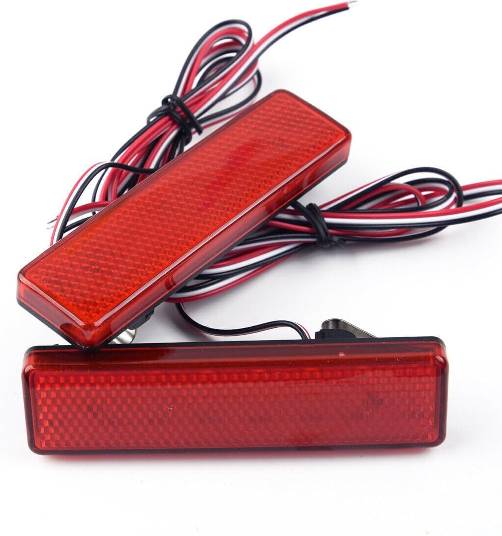 ya 14 9.20 zhengce Red one pair R+L side turn signal stop light rear tail light fit for Opel V-1