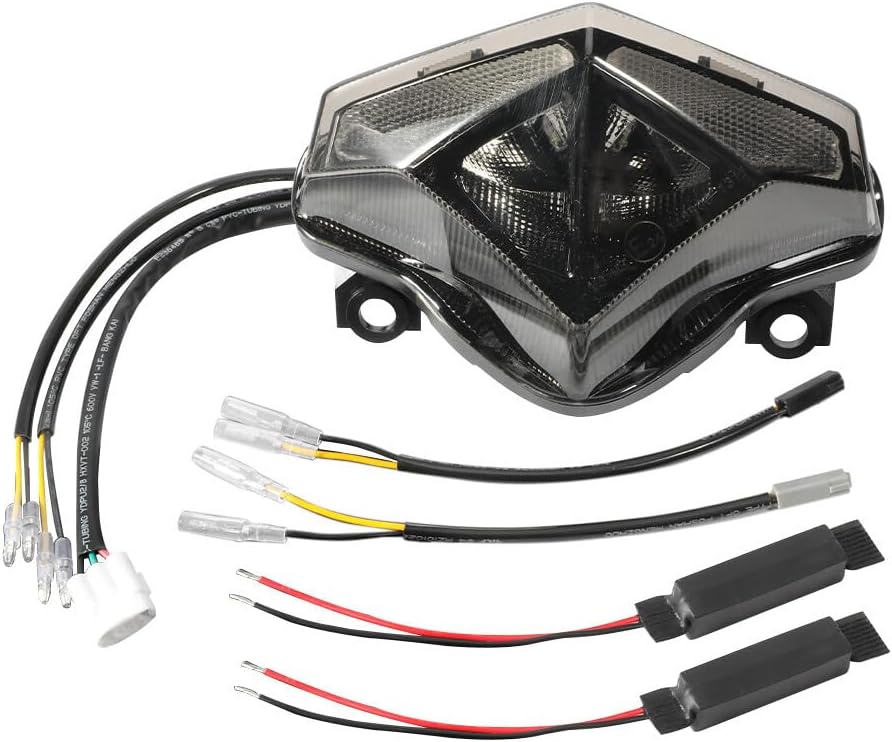 ya 23 10.7 baidi Integrated LED Taillight Brake Lamp Turn Signal for Kawasaki ER-6N ER-6F EREX650a