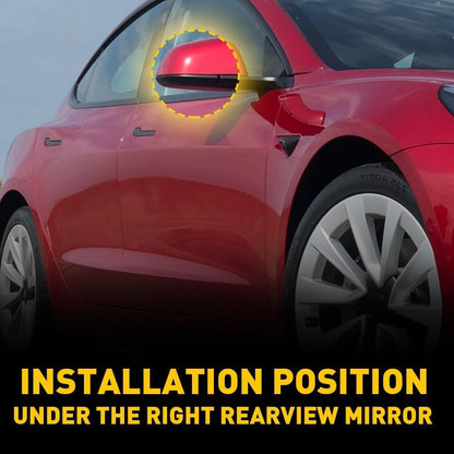 ya 11 9.14 baidiRight Rearview Mirror Lower Holder Cover 2287.3006 for Tesla Model 3 2017-2023