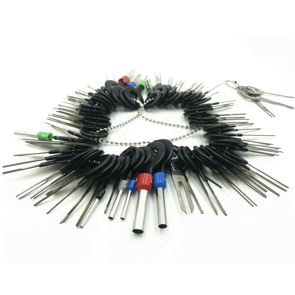 ya 6 8.14 78Pcs Wire Terminal Removal Tool Car Electrical Wiring Crimp Connector Pin Kit