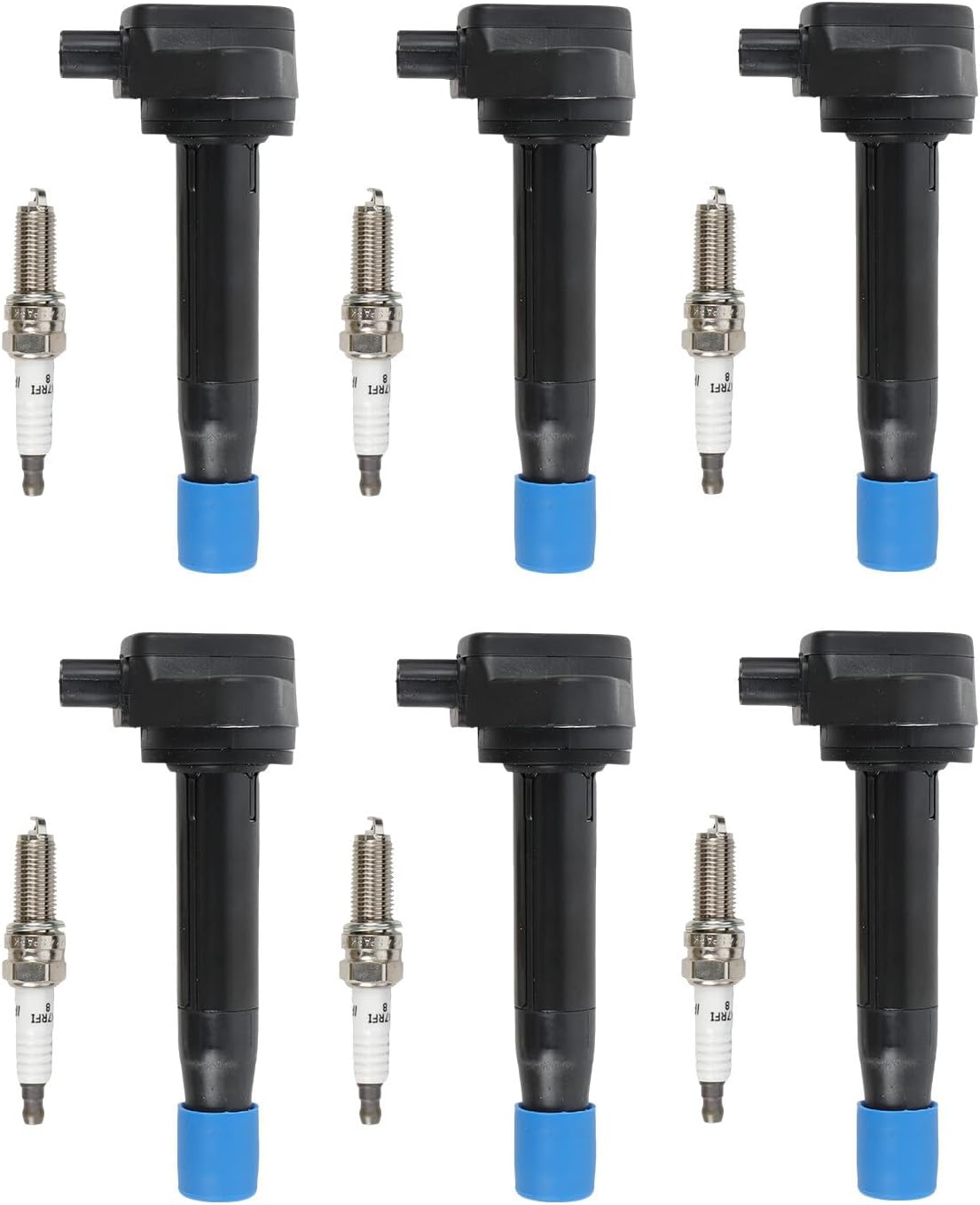 ya 9 10.24 Ignition Coils & Iridium Spark Plugs for Honda Pilot Ridgeline for Acura RDX UF624
