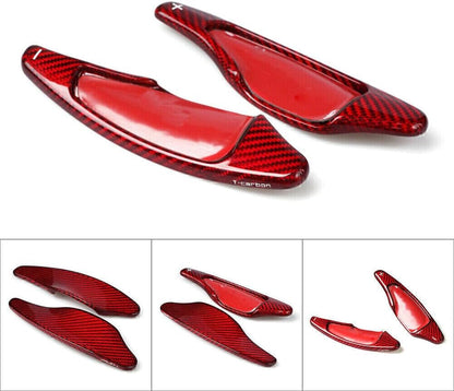 ya 5 8.24 baidi Red Carbon Car Steering Wheel Shift Paddle Extension for Chevrolet for Corvette C7
