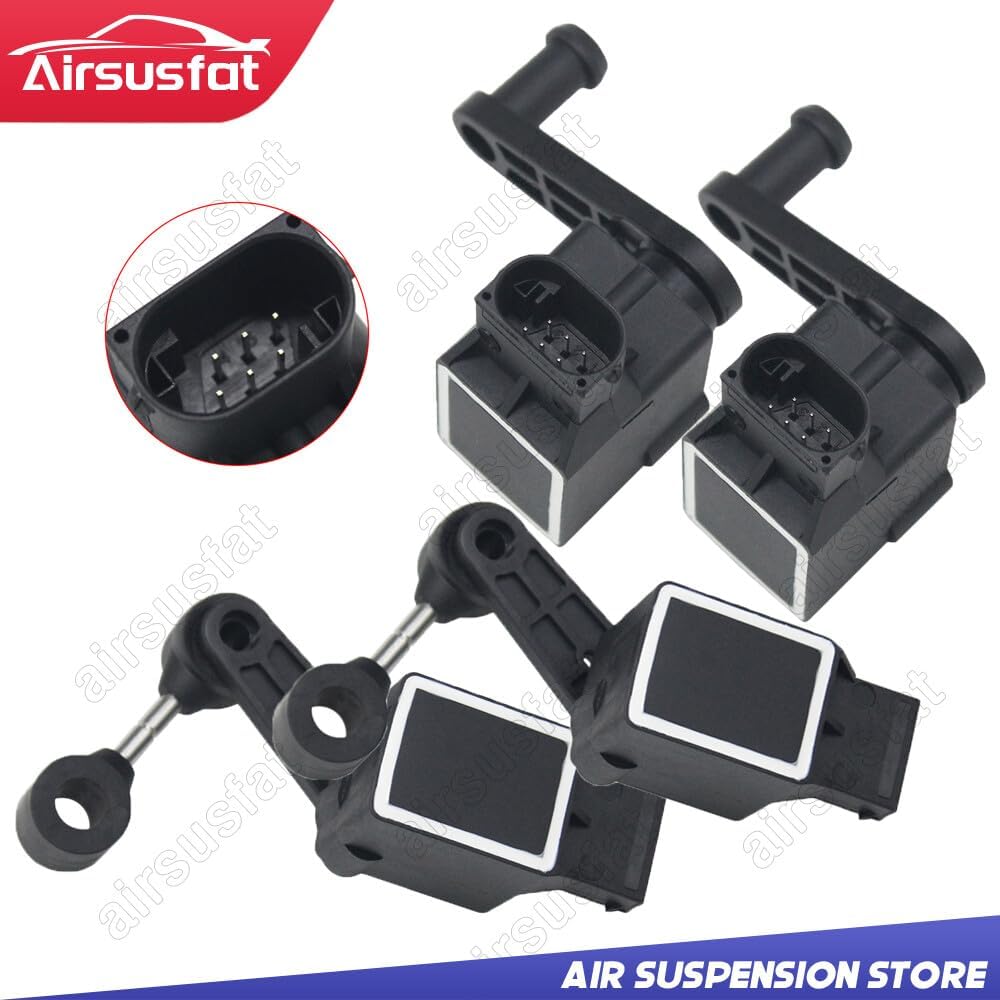 ya 11 9.14 baidi4X Fit for Jaguar XJ8 X350 04-07 Front and Rear Riding Control Height Sensor 6-pin