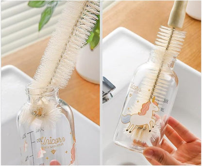 ya 14 9.20 baidi Long Handle Bottle Cup Cleaning Brush Brew Scrubbing Kitchen-Cleaner Washer Tool-1