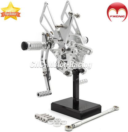 ya 5 8.10 CNC Rear Brake Kit Footpeg Reearsets for Speed Triple 509 595 955 1050 2002-2010
