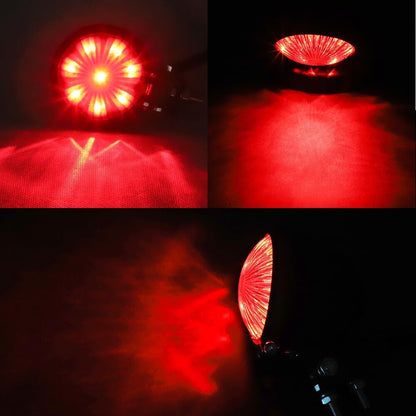 ya 23 10.7 baidi LED brake taillights stop for Harley Chopper Cafe Racer Bobber Universal -