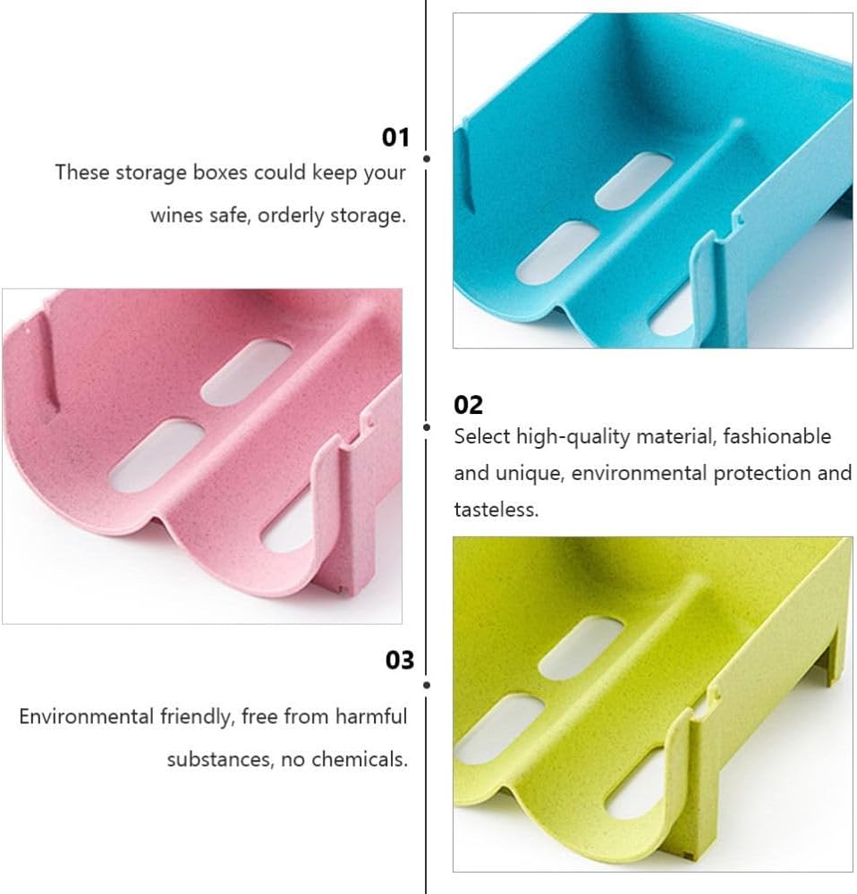 ya 26 10.21 baidi 3 Pcs Bevera Stora Box Bottle Holder for Refrigerator Frid Bins