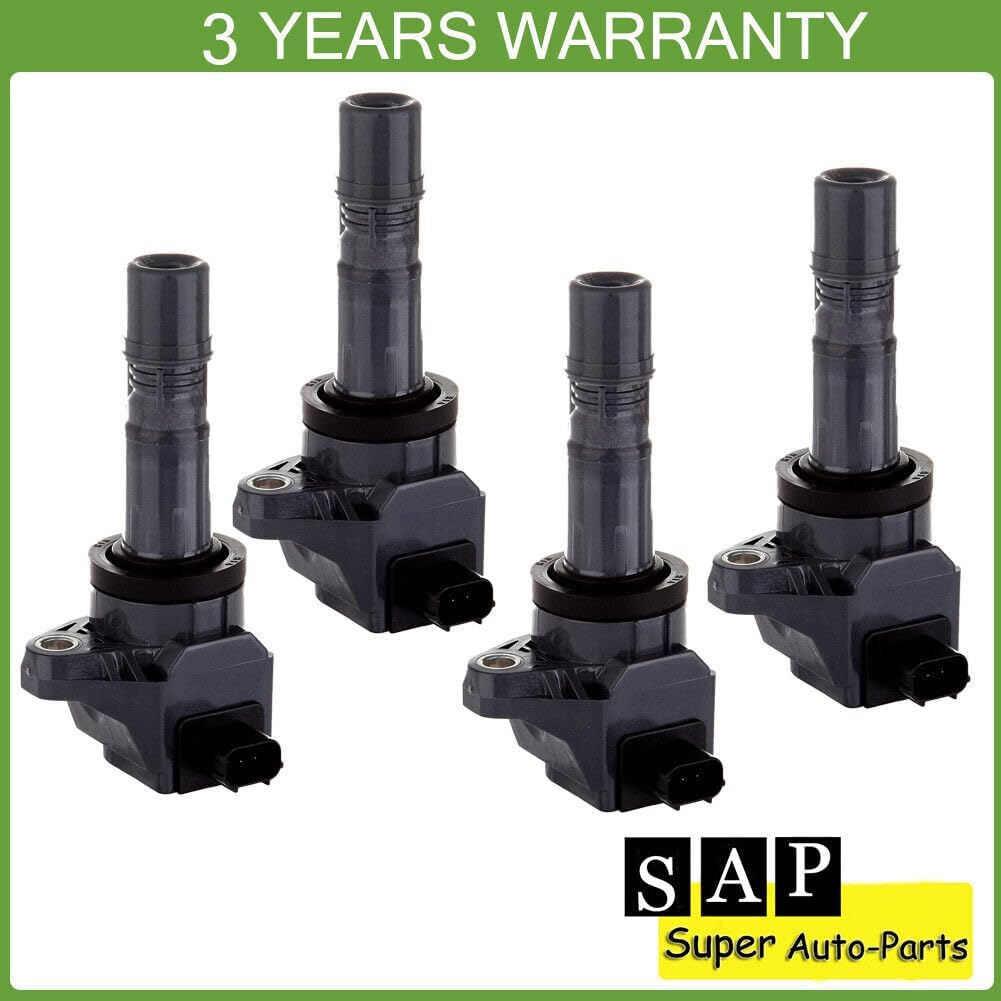ya 4 8.24 baidi 4PCS Ignition Coils 30520-R1A-A01 for Honda for Civic HR-V 1.8L for Acura ILX 2.0 UF672