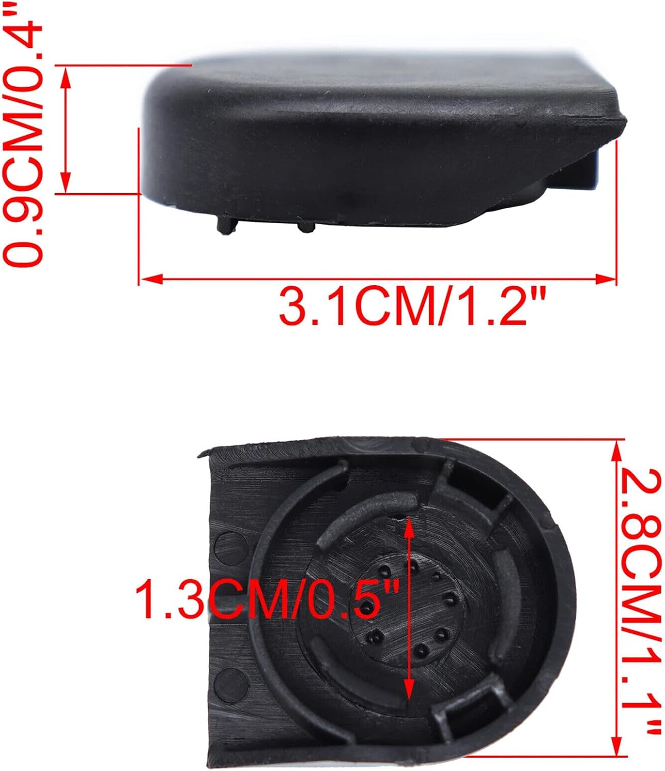 ya 2 8.15 2X Front Win for DS creen Wiper Arm Nut Cap Bolt Cover Replacement for Toyota for Corolla