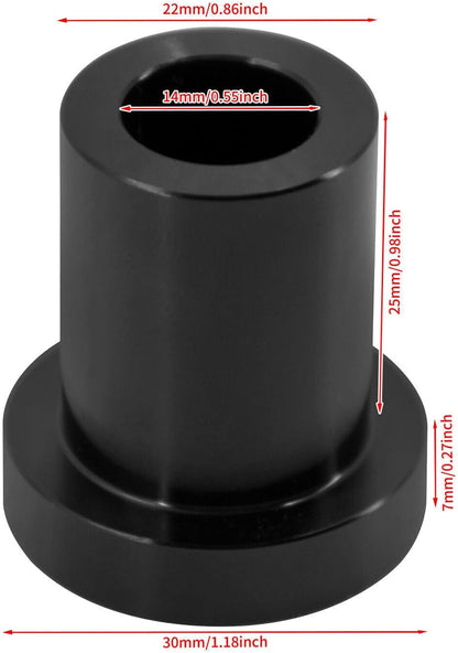 ya 5 8.24 baidi Black Handlebar Riser Bushings Kit Fits for Harley Softail 2018-Up Touring 83-Up