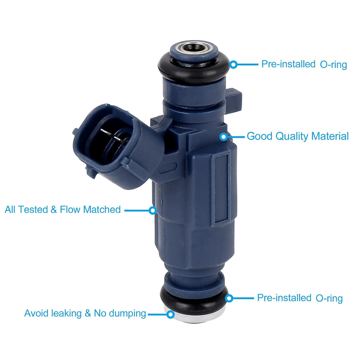 ya 4 8.8 35310-2B000 4X Fuel Injector Suitable for Modern i30 1.4L 1.6L 2007-2016 Suitable for Elantra 