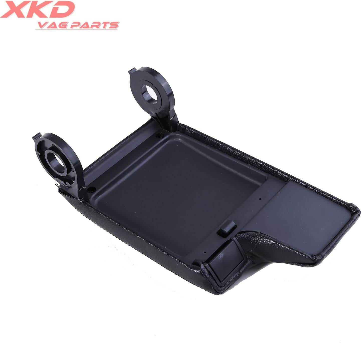 ya 4 8.24 baidi Black Armrest Center Console Lid Cover Leather Synthetic for 1999-2004 for BMW E46