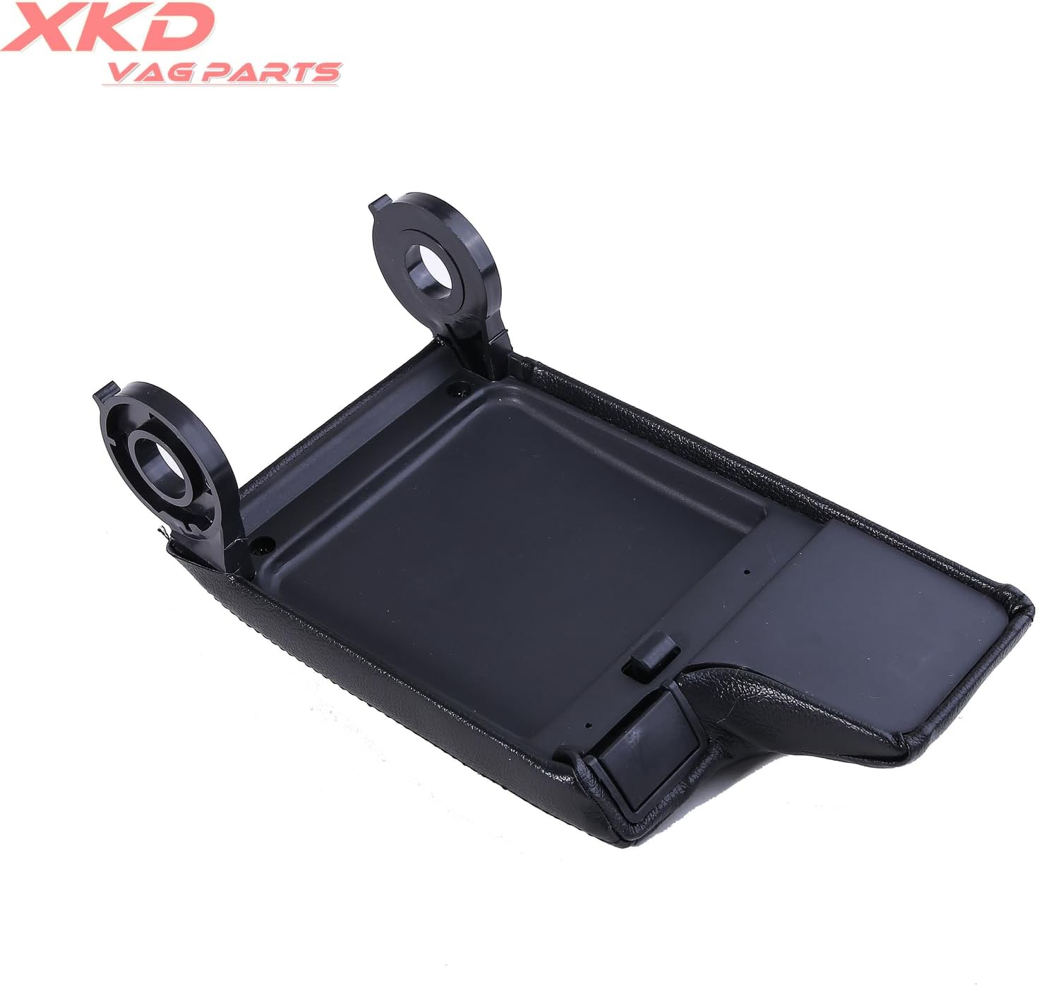ya 4 8.24 baidi Black Armrest Center Console Lid Cover Leather Synthetic for 1999-2004 for BMW E46