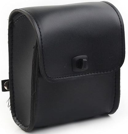 ya 11 9.14 baidi1x Motorcycle Saddle Luggage Pu Leather Side Tool Bag Storage Universal Black