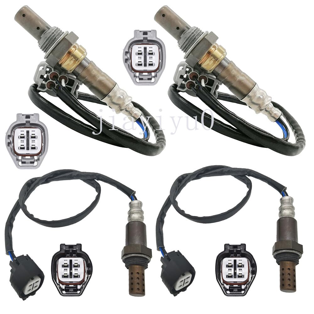 ya 4 8.8 4pcs Oxygen O2 Sensor for 2004-2005 for Jaguar XJ8 Vanden Plas V8-4.2L Upper+Lower