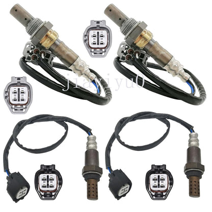 ya 4 8.8 4pcs Oxygen O2 Sensor for 2004-2005 for Jaguar XJ8 Vanden Plas V8-4.2L Upper+Lower