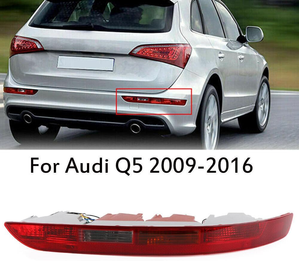 ya 4 8.24 baidi Right Side for Audi Q5 2009-2016 Rear Bumper Light Lower Tail light Reverse Lamp