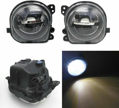 ya 4 8.14 One pair of front bumper LED fog lights fits 2014-2015 - 2016 for BMW 5 inch F10 F07 LCI 