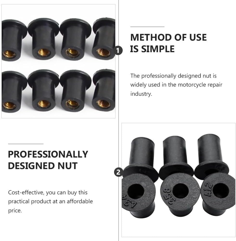 ya 2 8.15 10 Pcs M4 Nut Child Motorcycle Windscreen Fastener for Windshield