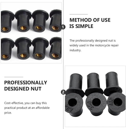 ya 2 8.15 10 Pcs M4 Nut Child Motorcycle Windscreen Fastener for Windshield