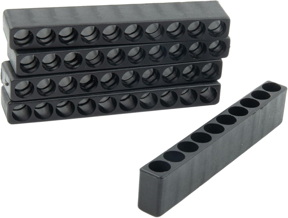 ya 26 10.21 baidi 5 Pack Bit Holder for Screwdriver and Drill Bits with 10 Holes and Hex Shank