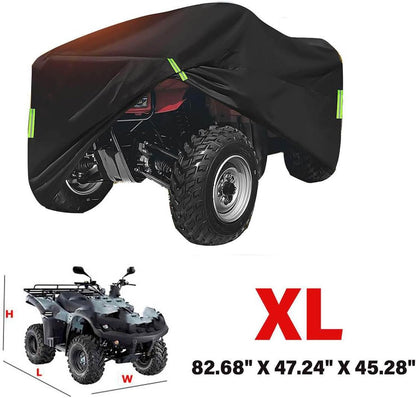 ya 4 8.10 ATV Protective Cover Waterproof UV Rainproof All Weather Protection XL Universal