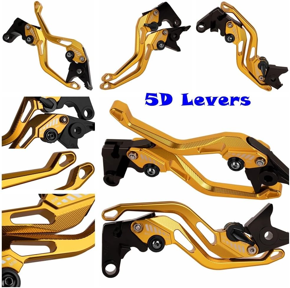 ya 5 8.10 for Suzuki Katana 1000 2018-2022 5D Brake Clutch Levers 2021 2020 2019 CNC Pair
