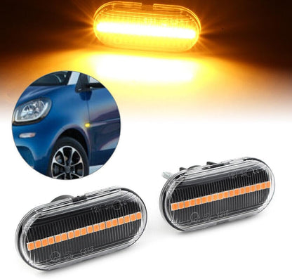 ya 4 8.8 Dynamic Clear LED Side Marker Light Turn Signal Lamp for Smart ForTwo W453 C453