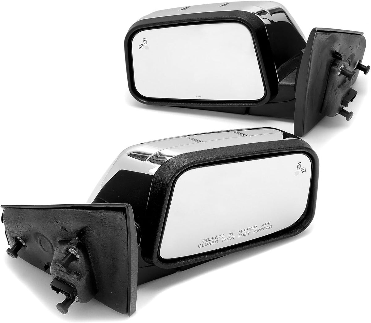ya 11 9.14 baidiKUAFU Mirror Power Heated Puddle Spotter Driver Passenger For 2011-14 for Ford Edge