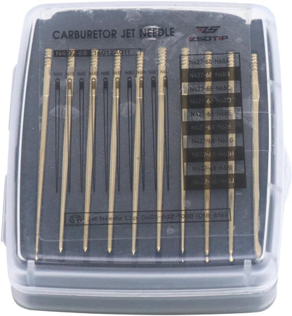 ya 2 8.15 Motorcycle Carburetor Needle Jets 10pcs Carb N427-68-N68 Oil Needle Jet Kit