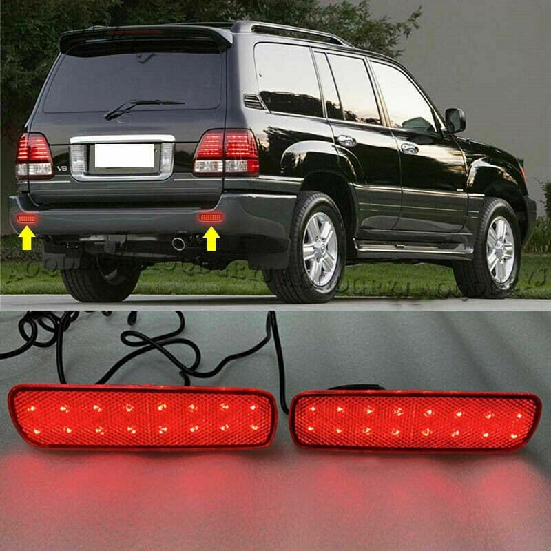 ya 4 8.8 for Lexus LX470 1998-2007 LED rear bumper brake light fog light repair kit 