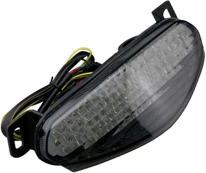 ya 4 8.8.2 1x Smoke Tail Light Brake Turn Signals for Kawasaki 650R ER-6 09 2010