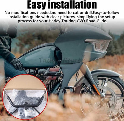 ya 23 10.7 baidi Side Fairing Panel Support W/Bracket Kits Fit for Harley CVO Road Glide Upgrade
