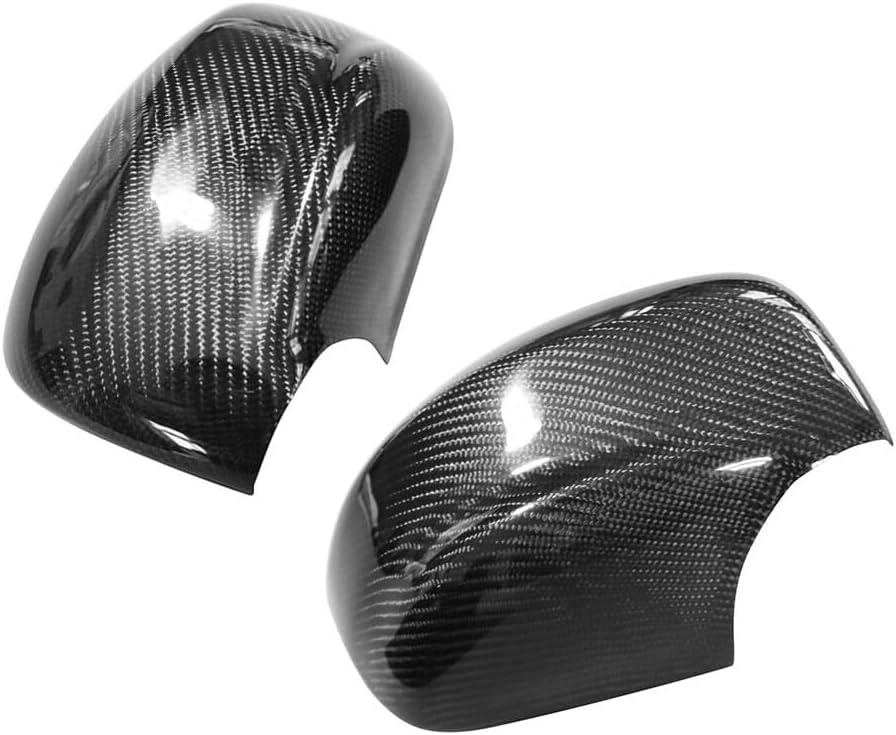 ya 2 8.15 Car Side Mirror Cover Cap for Nissan GT-R R35 2008-2020 Carbon Fiber Black 2pcs
