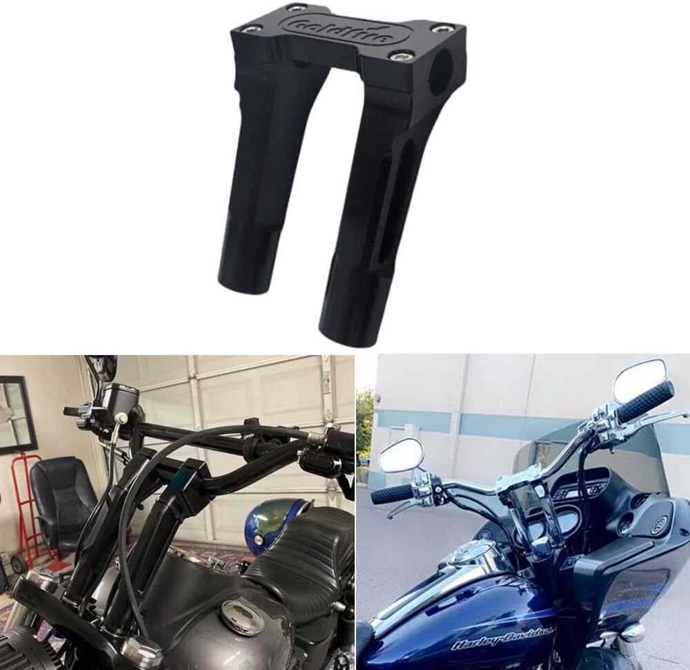 ya 13 9.15 baidi Alu for Mini um Club Style 6 Pullback Handlebar Riser Kit for Harley 1 Top Clamp Bar