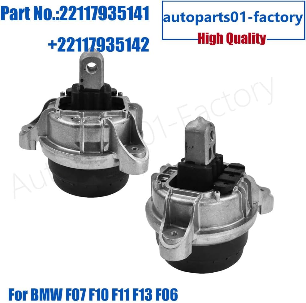 ya 2 8.24 baidi 1Pair Front Left+Right Engine Mount Mounting Fit for BMW F07 F10 F11 F13 F06