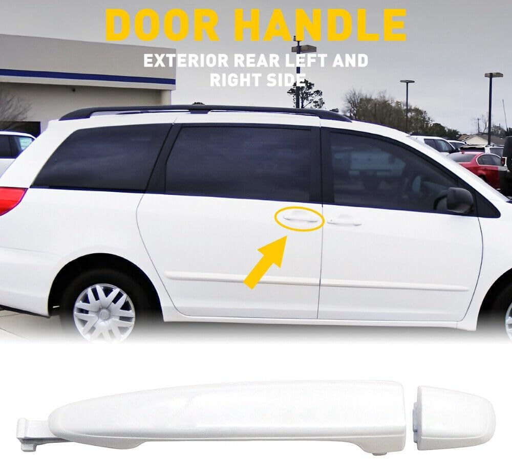 ya 10 9.16 baidi 1X Rear Left Right Sliding Door Handle Fit for Toyota for Sienna 2004-10 6921308020