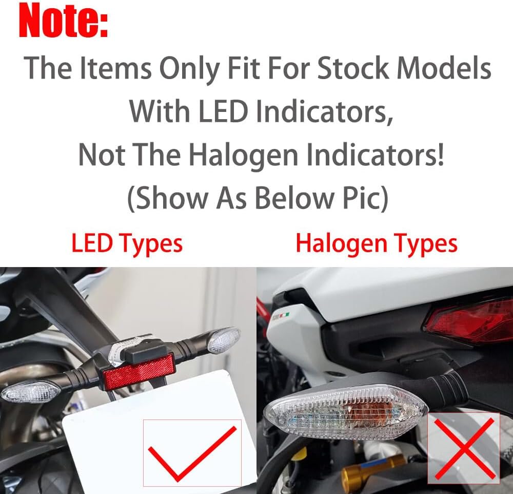 ya 13 9.15 baidi LED Rear Turn Signal Light Flash Indicator for Ducati Panigale 955V2 1000 1100V4