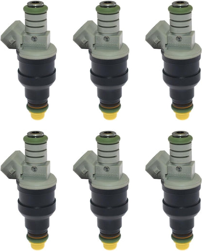 ya 10 9.16 baidi 6PCS Fuel Injectors 0280150715 822-11117 For 1986-1990 for Ford Bronco II 2.9L V6