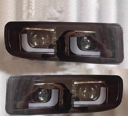 ya 10 9.16 zhengce LH+RH LED fog lights fog lights daytime running lights for Lexus LX470 1998