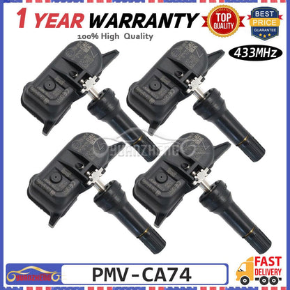 ya 4 8.8 40700-5ZH0A 4-Pack TPMS PMV-CA74 Tire Pressure Sensor for Nissan Kicks for Infiniti 